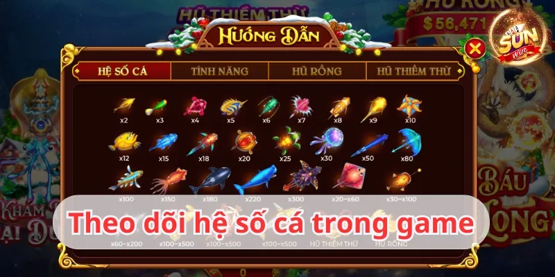 Tổng hợp mẹo bắn cá ăn tiền Sunwin chinh phục đại dương 3 Đọc kỹ các loài cá mang đến thưởng ra sao để cân nhắc tiêu diệt